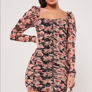 Floral long sleeve dress-GORGEOUS. NEW WITH TAGS.